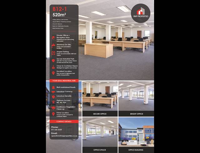 Industrial property to rent in HERIOTDALE